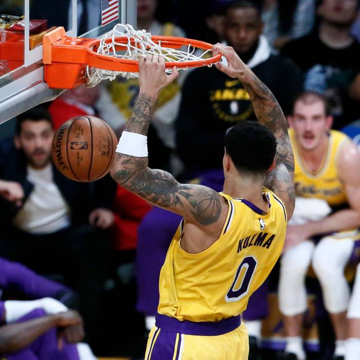 Photo de Kyle Kuzma, saison 2017-2018