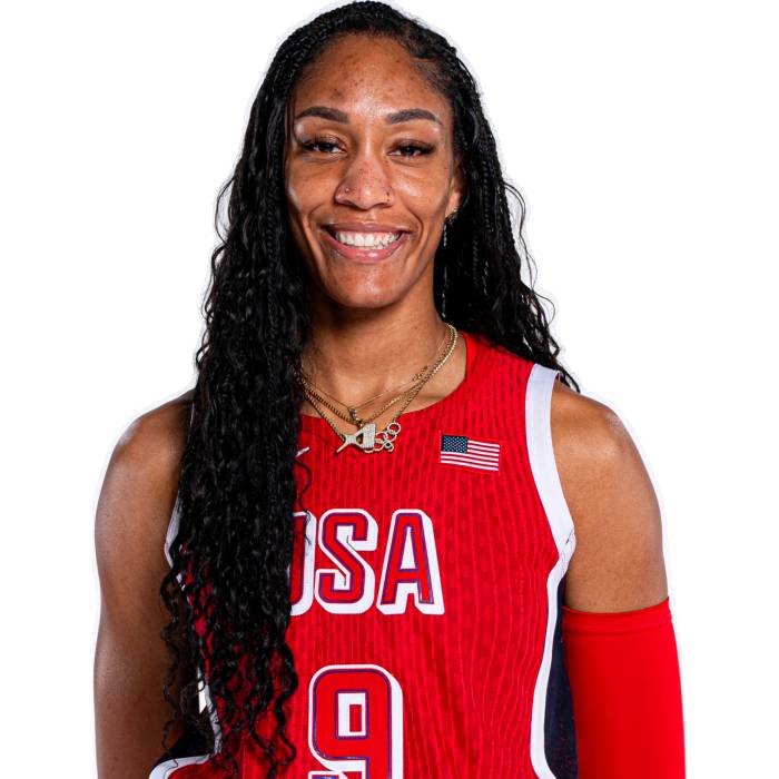 Foto de A’ja Wilson, temporada 2024-2025